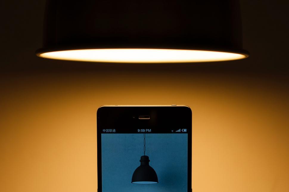 Free Image of Cell Phone on Table 