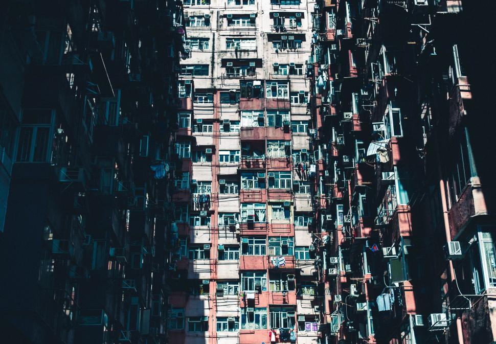 Free Image of Towering Skyscraper Covered in Windows 