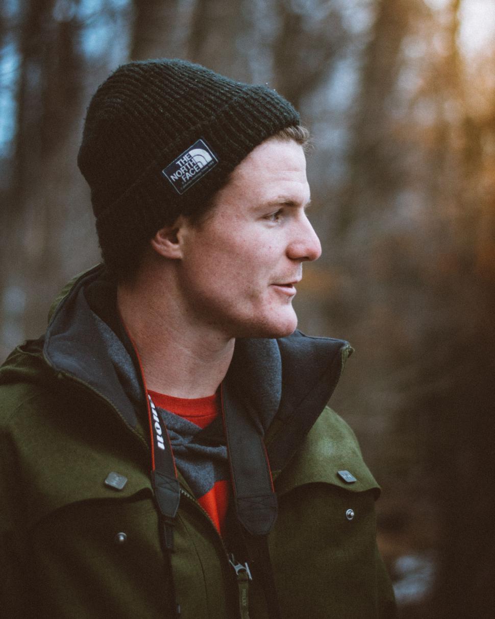Free Image of Man in Black Jacket and Hat 