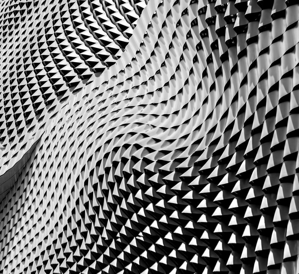 Free Image of Historic Building Facade in Black and White 