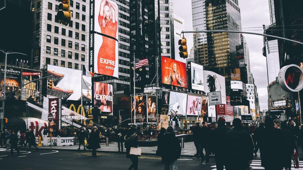 Free Image of Urban Landscape: City Street With Tall Buildings 