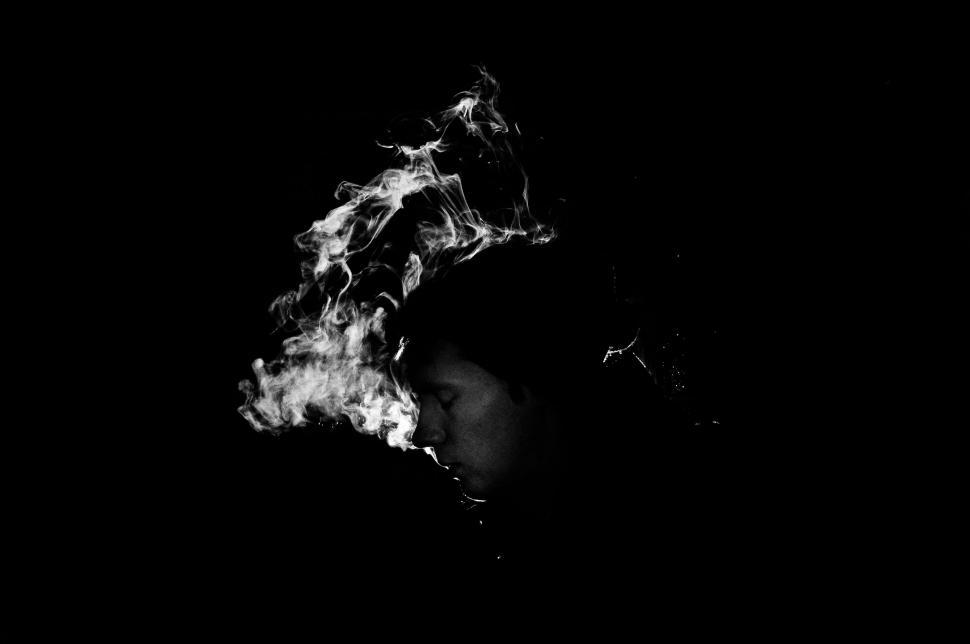 Free Image of Smoke Emanating From Apple 