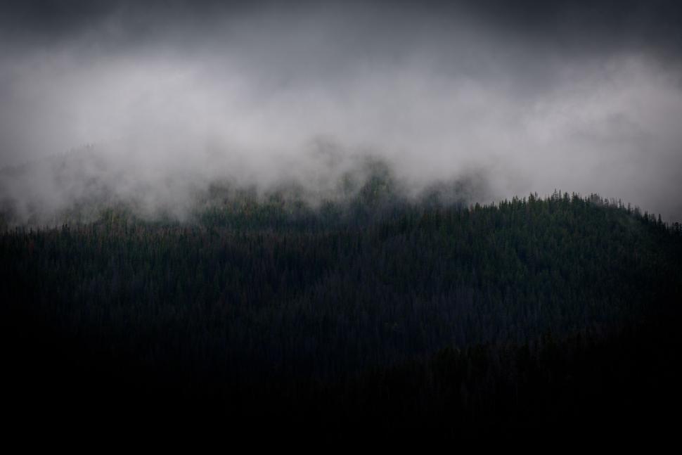 Free Image of Foggy Mountain Landscape 