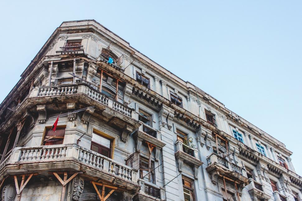 Free Image of Historic Building With Clock Facade 