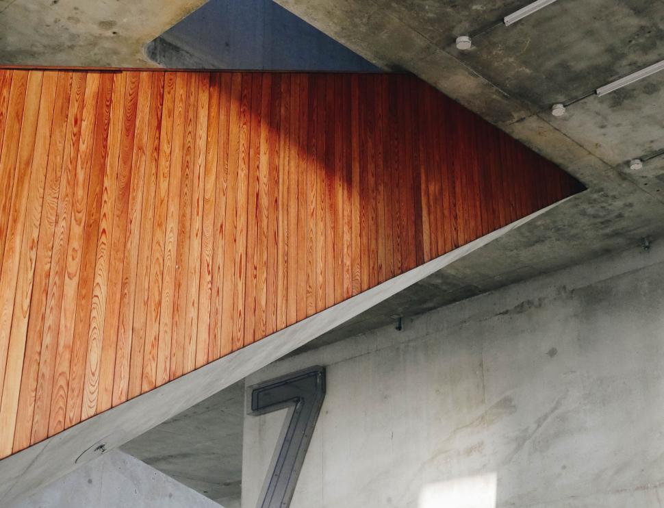 Free Image of Close Up Shot of a Building With a Wooden Wall 