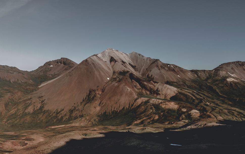 Free Image of Majestic Mountain Range in View 