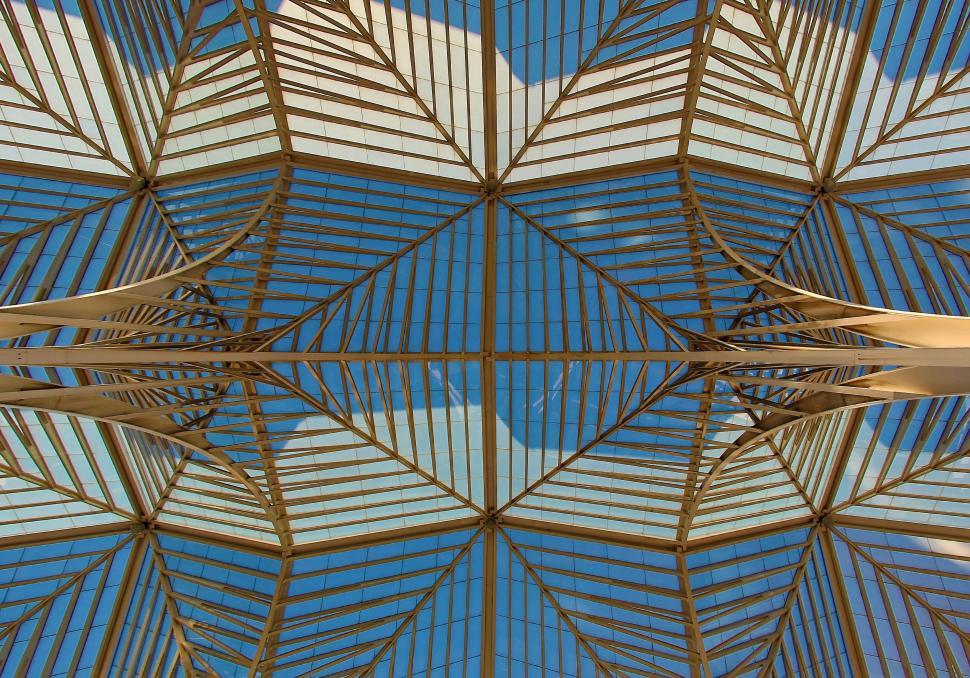 Free Image of Close Up View of a Glass Roof 