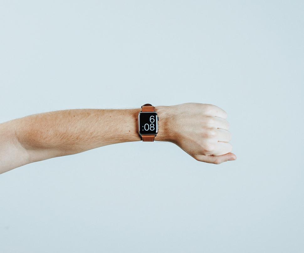 Free Image of Persons Arm With Watch 
