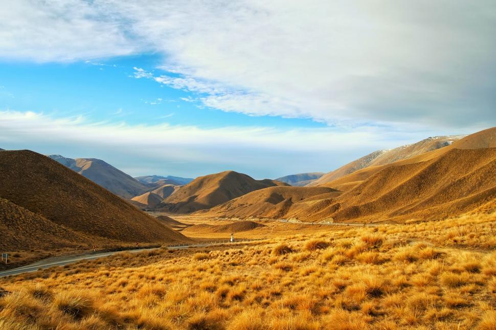 Free Image of Majestic Valley and Mountain Landscape 