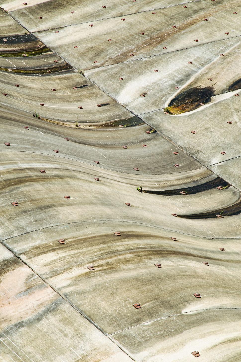 Free Image of Aerial View of an Active Airplane Landing Strip 