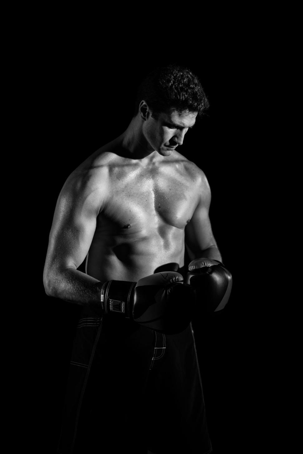 Free Image of Man Wearing Boxing Gloves 