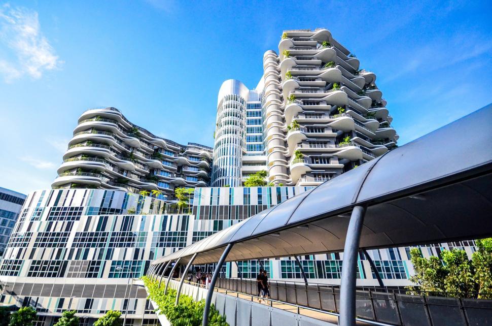 Free Image of Tall Buildings Side by Side in Urban Area 