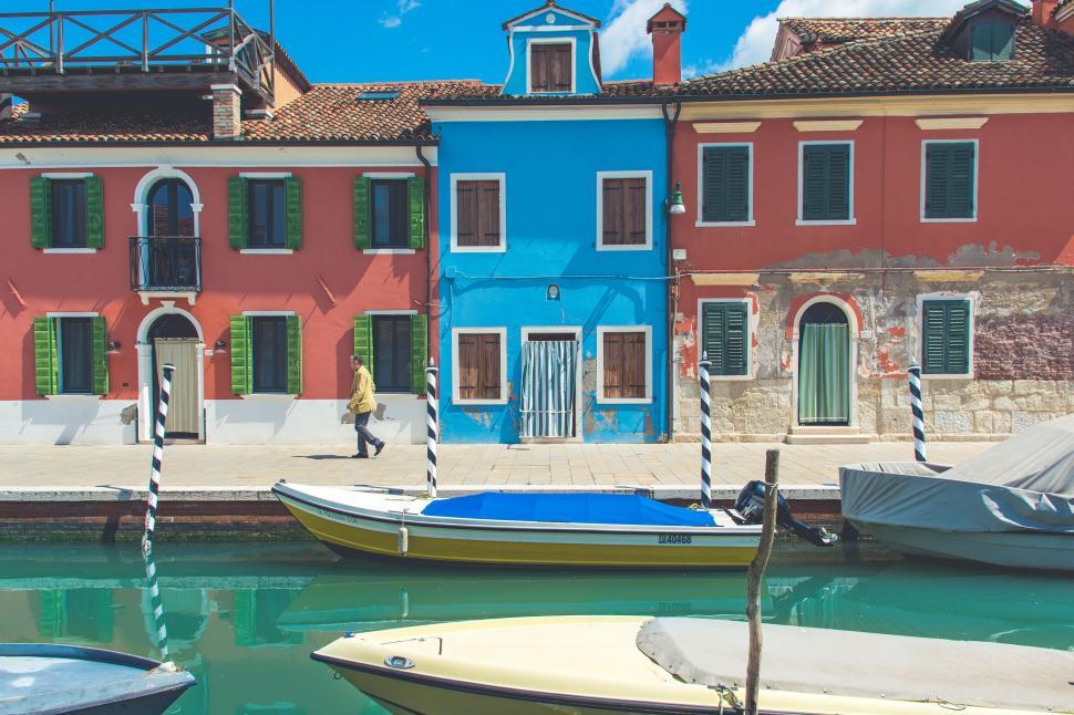 Free Image of Group of Boats Docked in Water 