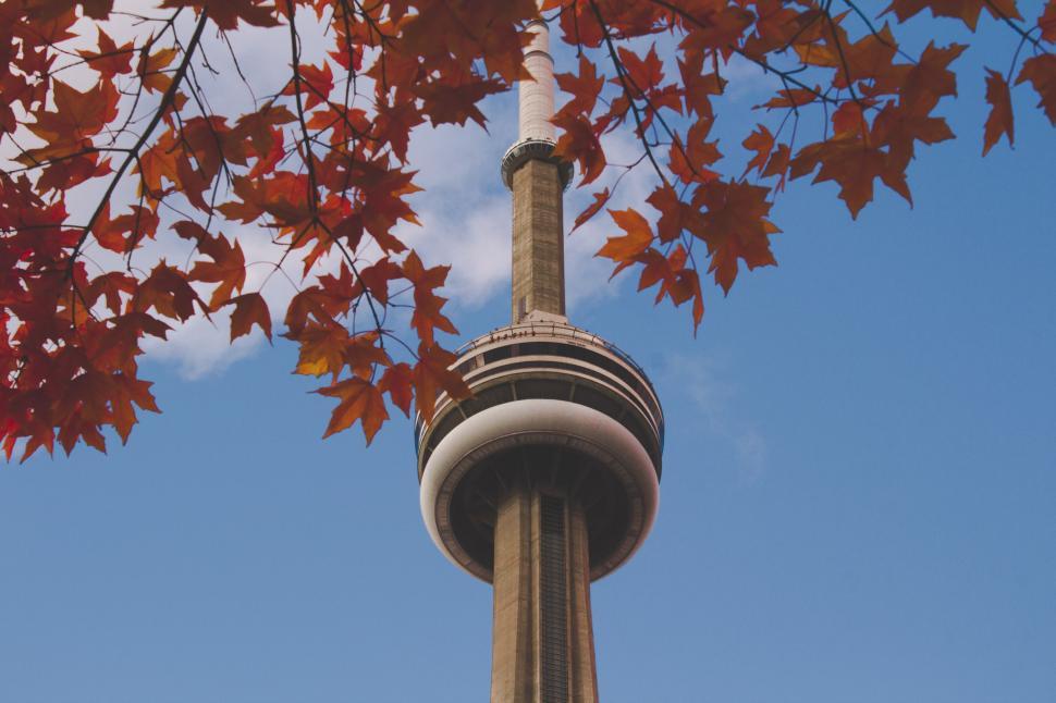 Free Image of Tower With Clock in a Slanted Position 
