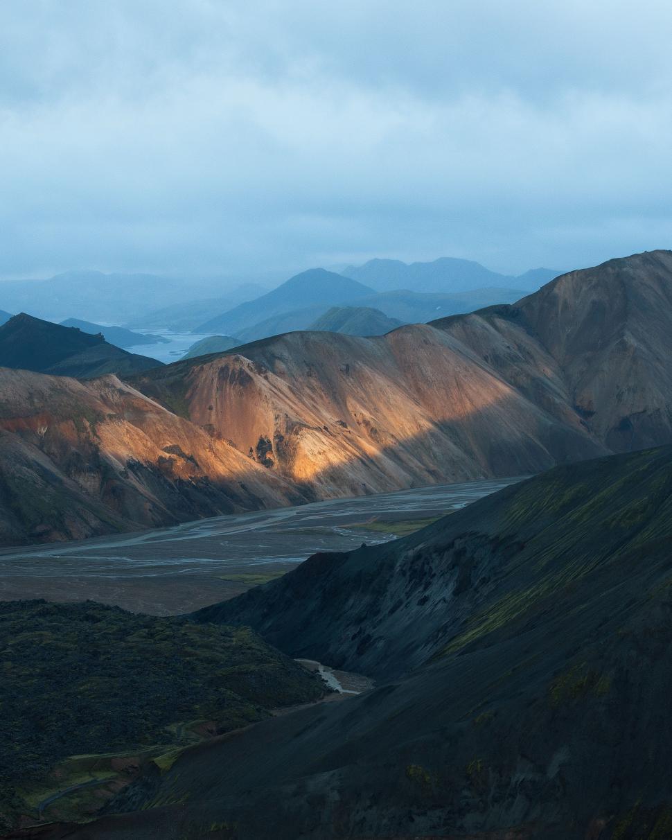 Free Image of Majestic Mountain Range at Dusk 