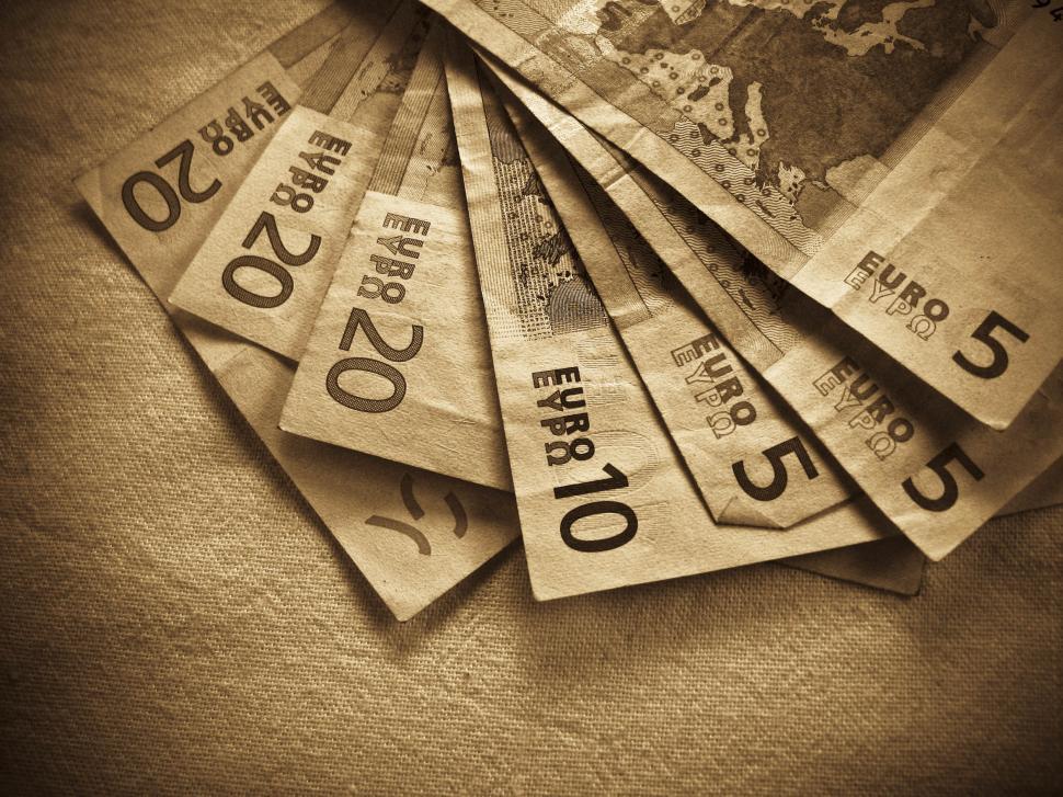 Free Image of euro banknotes 