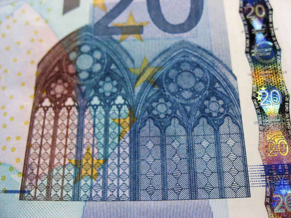 Free Image of euro banknote detail 