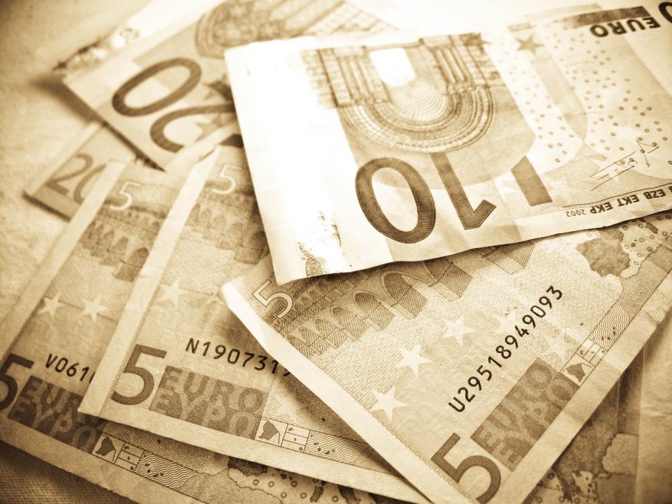 Free Image of euro banknotes 