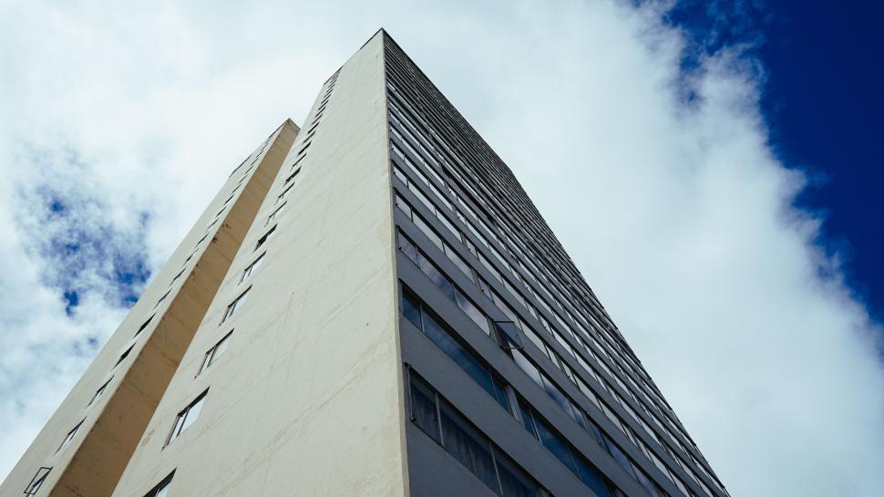 Free Image of Tall Building Against Sky Background 