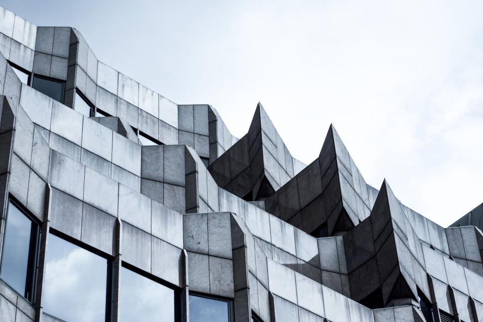 Free Image of A Building With Numerous Windows 