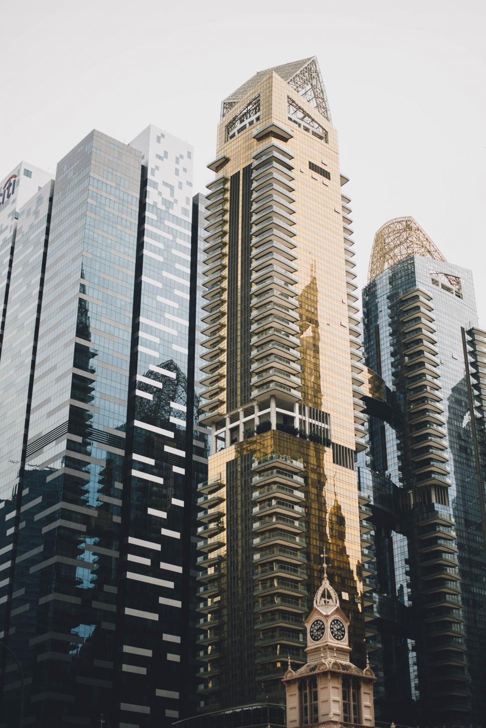 Free Image of Tall Building With Clock Tower 