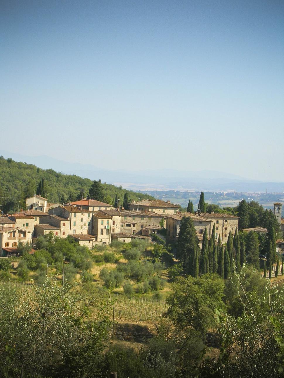 Free Image of tuscany village 