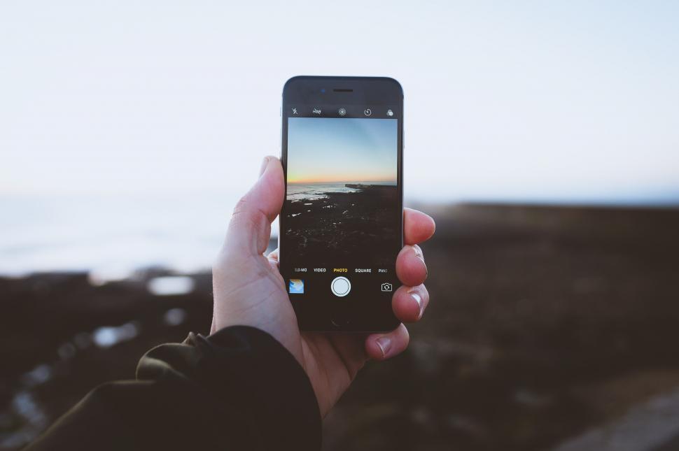 Free Image of Person Holding Cell Phone in Hand 