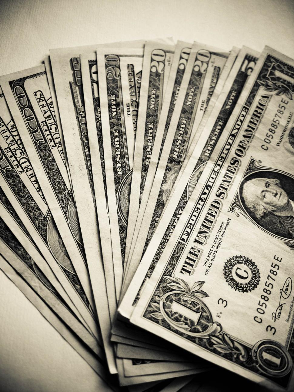 Free Image of currency fanned out 